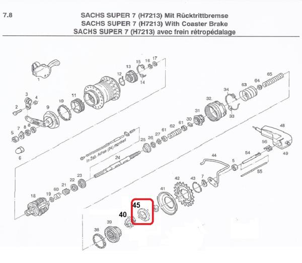 STAUBDECKEL SACHS H7213/SRAM S7